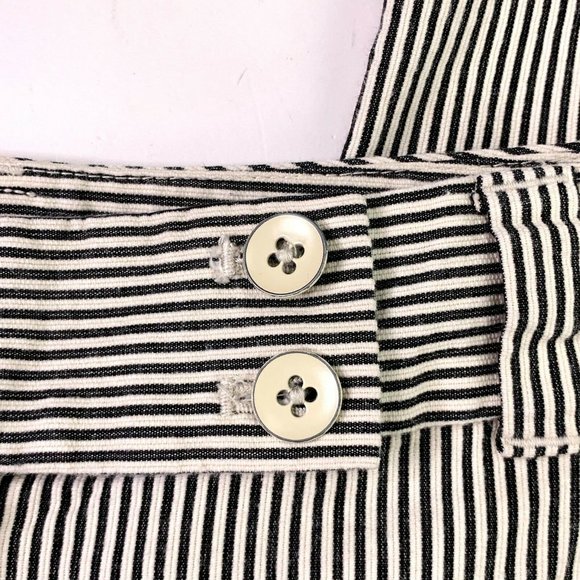 LOFT Original Crop Seersucker Striped Pants 2 - Picture 5 of 8